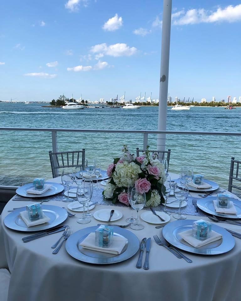 The Rusty Pelican Restaurant Boat Dock Key Biscayne